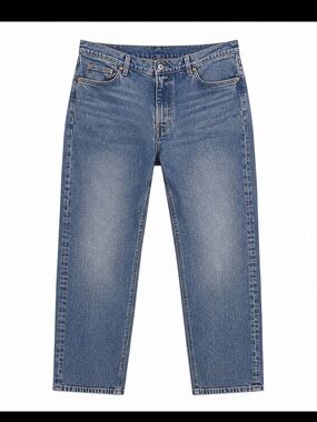Levi's 501 Original Fit Straight Leg Plus Jeans 16W Women Med. Wash, Irregular